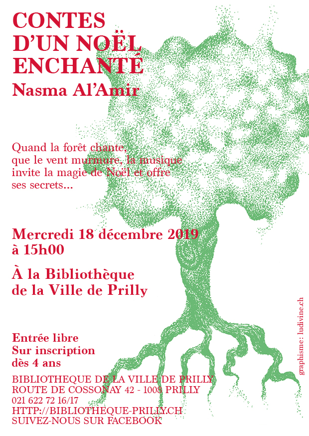 Contes de Noël par Nasma Al'Amir à la Bibliothèque de Prilly